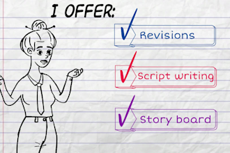 create a whiteboard 2d animation video
