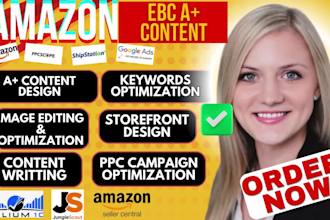 design amazon listing images, a plus enhanced brand content