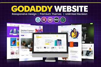 design or redesign godaddy website professionally