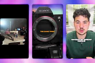 edit instagram reels with captions, subtitles, brolls and effects