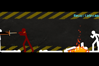 animate you a stickman fight or animation