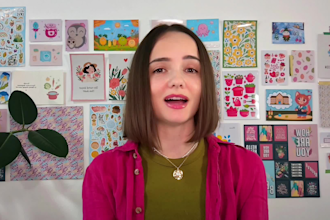 draw kawaii illustrations for packaging, web, and print