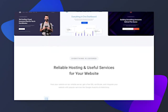 create high fidelity and modern UI UX website design for you