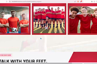 create soccer website,football website, soccer academy website iptv stream store