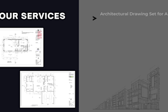 draw  garage conversion, adu, and deck blueprints