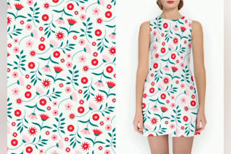 creative floral pattern,clothing pattern design,textile