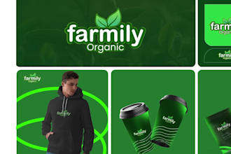 professional and modern logo with full branding kit