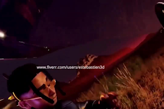 do 3d animated music video, 3d character animation, 3d kids cartoon animation