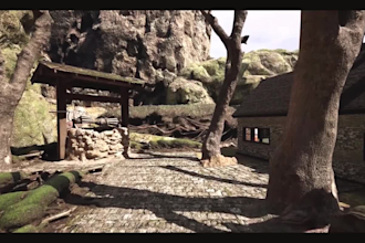 create 2d 3d game environment, 3d game level design in unreal engine, unity game