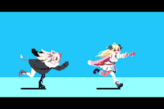 create pixel art animation for characters, gif sprites or 8bit animation