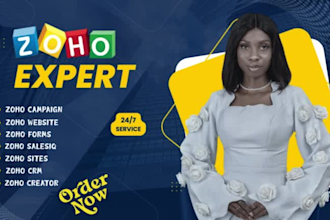 zoho sites zoho landing page zoho commerce zoho backstage zoho crm campaign