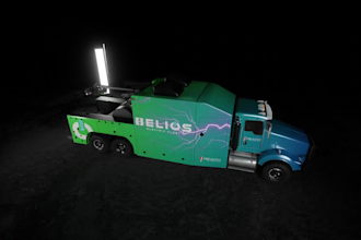 do realistic 3d industrial truck animation, 3d truck container animation