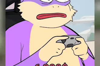 2d memecoin animation, meme art video, wojak pepe art meme, character, pepe frog