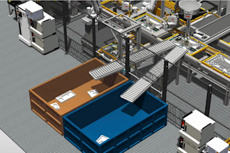 custom machine animation, robotic arms, hydraulic systems, cad simulations