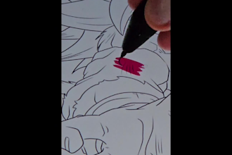 create a custom dragon ball fan art