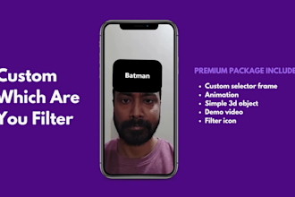 create custom which are you tiktok filter