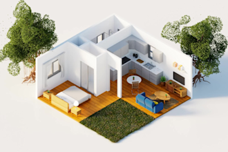 design unique 3d isometric animations for your brand story