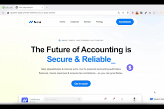 build a responsive, SEO friendly webflow website with animations
