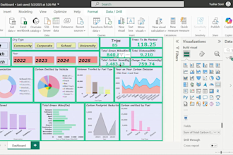 your power bi data analyst with data visualization