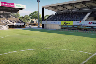 3d stadium design, sport complex and facilities,  gym, 3d animation and render