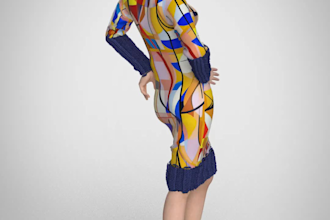 professionally pattern make technical industrial sewing patterns using clo3d