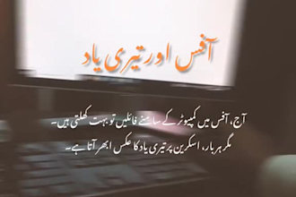 write custom urdu english poetry and poems