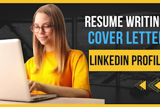do resume writing, invoices, cover and business letters