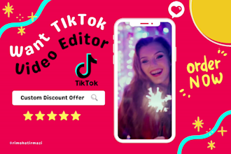 edit cheap and  professional tik tok videos