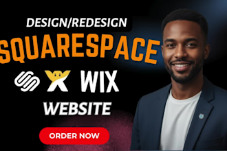 build squarespace wix website development redesign squarespace wix website seo