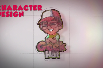 design a stunning mascot, cartoon character, caricature logo