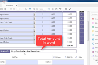 create fillable pdf form