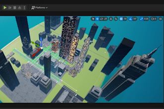 develop unreal engine game blueprints ai and game prototype