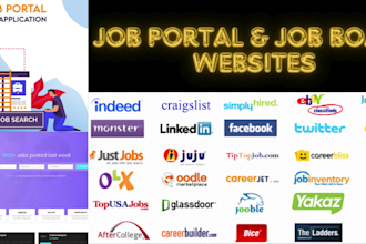 develop job portal, recruitment agency, job board website like indeed