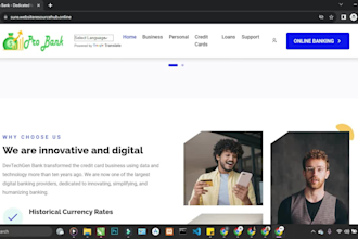 design build create custom online banking website