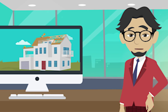 create an unique 2d animated explainer sales video