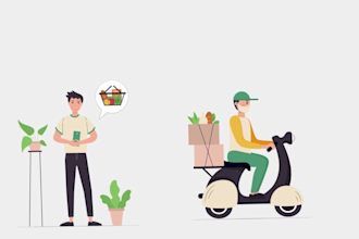 create custom 2d animated explainer video
