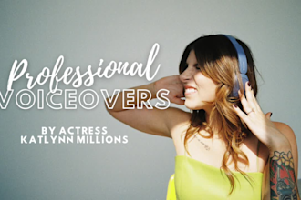 record a pro energetic, flirty, sexy, cool female voice over