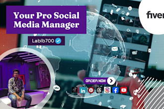 be your social media manager and content creator