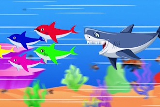 create 2d nursery rhyme and learning videos for youtube