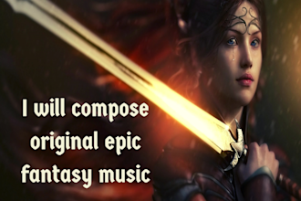 compose original epic fantasy music with massive instruments
