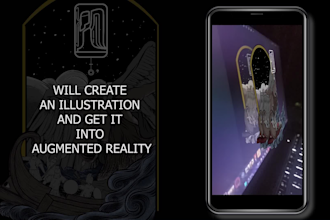 illustrate and turn into augmented reality instagram filter