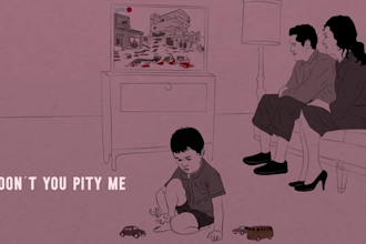 create modern hand drawn animated lyric video