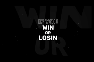 kinetic typography, text animation,lyrics video, with motion graphics video