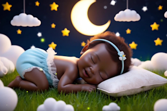 create 1 to 8 hours long 30 lullaby kids sleep videos for your channel