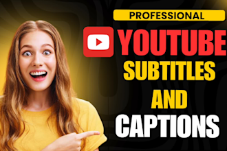subtitles your youtube, instagram reel, tiktok reel