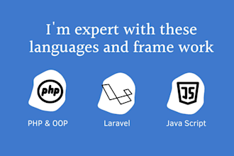be your full stack php laravel developer for web development
