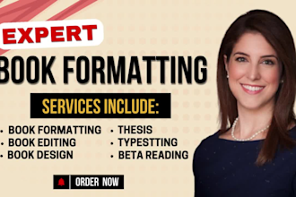 create, design, format microsoft word document formatting, book, letter, thesis