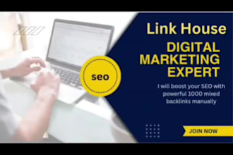 boost your SEO with powerful 1000 mixed backlinks manually