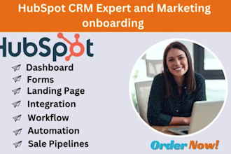 hubspot crm sales hub, marketing hub onboarding crm workflow setup monday zoho