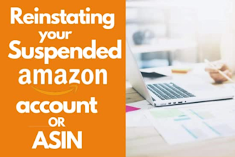 help you to reinstate your deactivated amazon seller account, asin